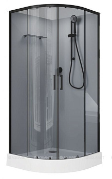 Душевая кабина Aquanet Passion EVO R black 90x90 набор 3 Душевая кабина Aquanet Passion EVO R black 90x90 набор 3