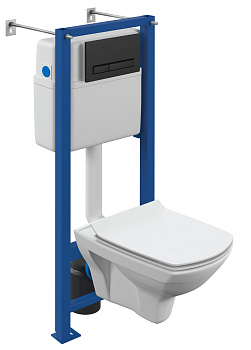 Комплект CARINA XL CO DPL EO slim + VECTOR + BLICK пластик черный матовый
