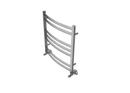 Полотенцесушитель водяной Aquatek (Акватек) Лугано П7 500х600 мм, подключение нижнее/диагональное, сверхпрочная пищевая нержавеющая сталь AISI 304L, гарантия 10 лет