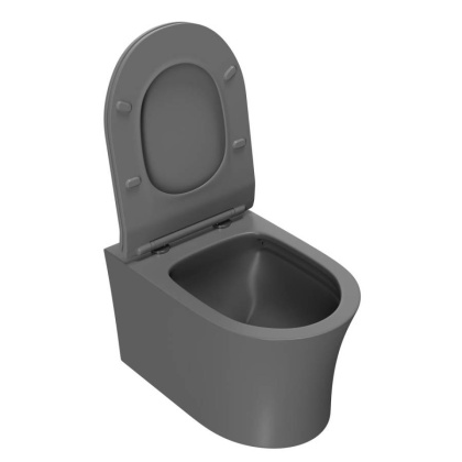 Сет: OLI 120 ECO Sanitarblock pneumatic+Панель KARISMA, хр. мат.+Унитаз Point Вега, сер PN41711GM