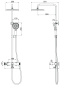 Душевая стойка Rim VSFS-2RM1MB с изливом, черный матовый