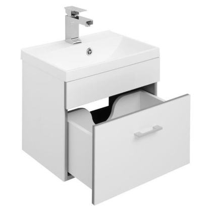 Мебель для ванной Aquanet Верона NEW 50 белый (подвесной 1 ящик) Мебель для ванной Aquanet Верона NEW 50 белый (подвесной 1 ящик)