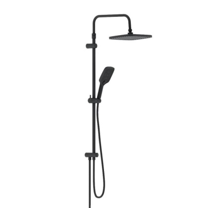 953000300 Gala душ.система: верх.душ 300*210 мм, ручн.душ 3 ф-ции 110*260 мм, штанга 1050-1450, черная 953000300 Gala душ.система: верх.душ 300*210 мм, ручн.душ 3 ф-ции 110*260 мм, штанга 1050-1450, черная