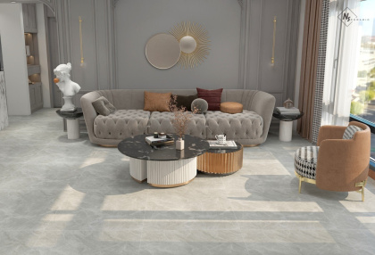 NS Ceramic Керамогранит с Эффектом Камня NSC8044 Grey 80x80 - керамическая плитка и керамогранит