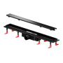 W02SC-U11-070-04BM PrimeFlow Трап для душа линейный универс затвор Tile 70см цвет черн мат W02SC-U11-070-04BM PrimeFlow Трап для душа линейный универс затвор Tile 70см цвет черн мат