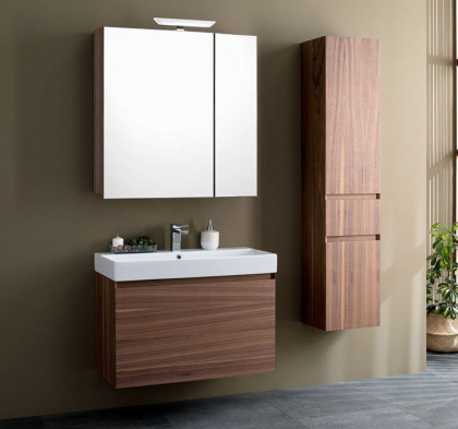 Зеркало-шкаф Aquanet Нью-Йорк 100 орех Зеркало-шкаф Aquanet Нью-Йорк 100 орех