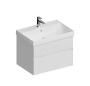 CUB.70.2/WHT.M Тумба CUBO подвесная с ящиками 70, белая матовая CUB.70.2\WHT.M