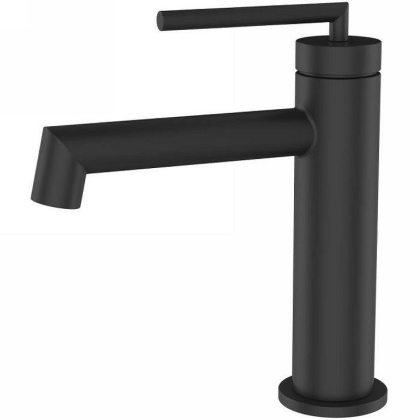 ACQUA Смеситель для раковины без донного клапана, черный ACQUA-LVM-NERO ACQUA Смеситель для раковины без донного клапана, черный ACQUA-LVM-NERO