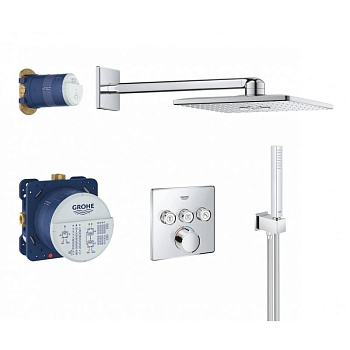 Душевая система Grohe SmartControl Concealed 34712000 хром Душевая система Grohe SmartControl Concealed 34712000 хром