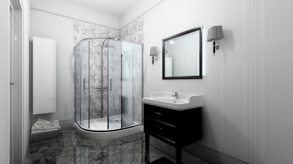 Декор 14018R\3F Монфорте Цветы обрезной 40*120*10 (уп\3шт), шт