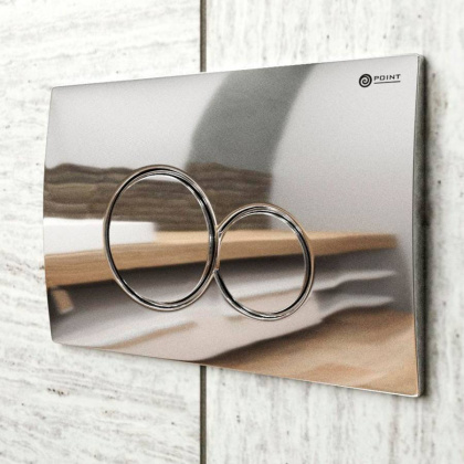 Клавиша смыва Point Виктория PN44061C для инсталляции, хром Клавиша смыва Point Виктория PN44061C для инсталляции, хром