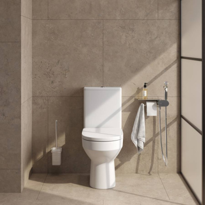 Набор унитаз-компакт с гигиеническим душем CK70C1804W