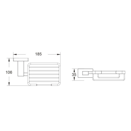 Мыльница навесная, SG5604T Shevanik, Оружейная сталь