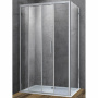 Душевой уголок Soft VSR-3SO9011CL, 1100*900, хром, стекло прозрачное