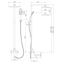 Смеситель Lemark Allegro LM5962CW для ванны и душа Смеситель Lemark Allegro LM5962CW для ванны и душа