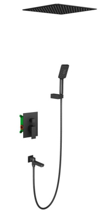 Душевая система Timo Selene SX-2039/03SM скрытого монтажа, черная матовая Душевая система Timo Selene SX-2039/03SM скрытого монтажа, черная матовая