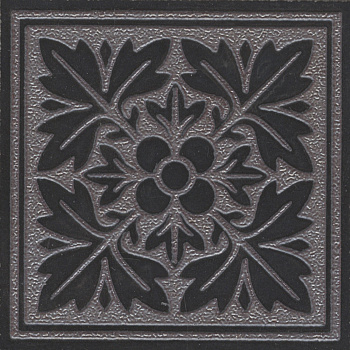 Вставка Тьеполо 1 матовый обрезной 9,6x9,6x0,9