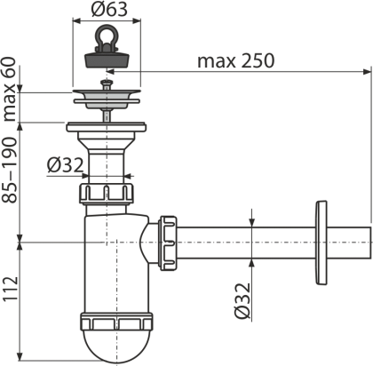 Слив для умывальника Слив для умывальника