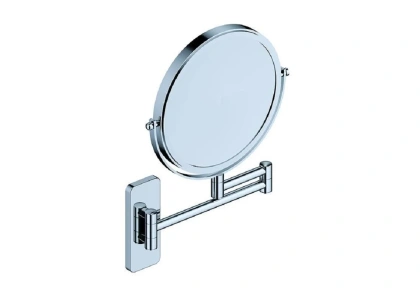 Зеркало с 3-кратным увеличением для ванной комнаты настенное в комплекте с креплением 3056-0013, шт Зеркало с 3-кратным увеличением для ванной комнаты настенное в комплекте с креплением 3056-0013, шт