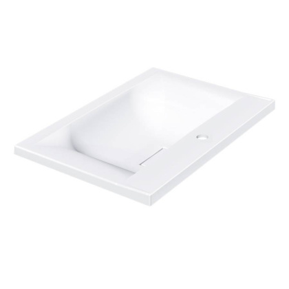 Раковина VCB-3M650W из искусственного камня, цвет белый Раковина VCB-3M650W из искусственного камня, цвет белый