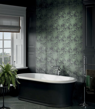 Плитка Настенная 14052R Синтра Черный (120см*10см*12мм) (3шт/1,44м2) Панель, м2