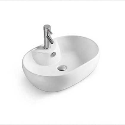 Раковина керамическая Vincea VBS-116, 590*410*170, накладная, цвет белый Раковина керамическая Vincea VBS-116, 590*410*170, накладная, цвет белый