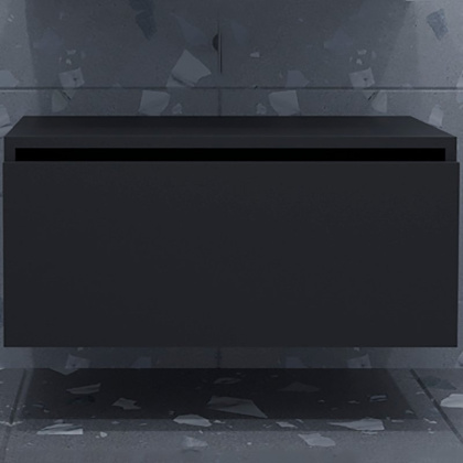 Ящик под столешницу 60см АНТРАЦИТ мат. VALLESSI UNO-S 897-060-A mat Boheme