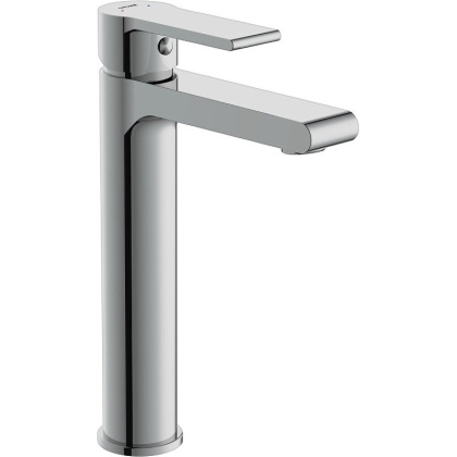 Смеситель для раковины высокий BRASKO однорычажный клик клак 63024 Смеситель для раковины высокий BRASKO однорычажный клик клак 63024