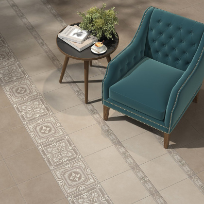 Пьяцца бежевый тёмный матовый 30,2x30,2x0,78