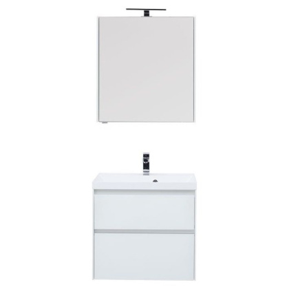 Мебель для ванной Aquanet Гласс 70 белый