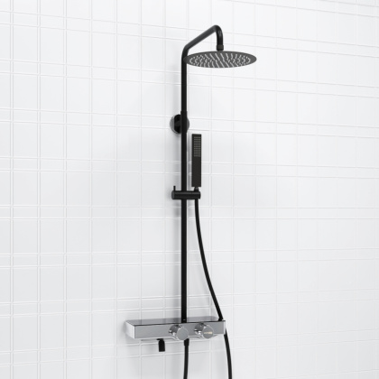 A114.258.218.CB Thermo Душевой комплект с термостатическим смесителем A114.258.218.CB Thermo Душевой комплект с термостатическим смесителем