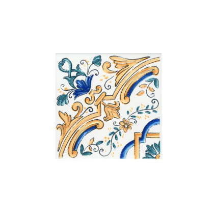 Вставка STG\A484\1146H Капри Майолика 9,8*9,8 (1уп/30шт), шт