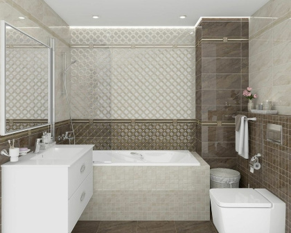 Декор AD\F483\60049 Royal кофейный светлый 20х60, шт