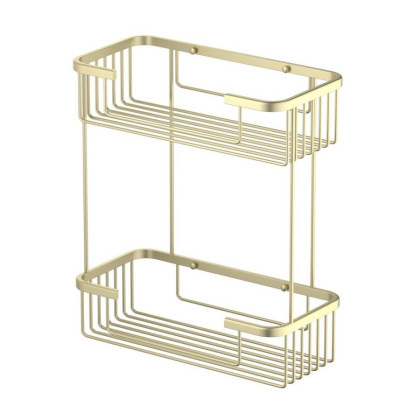 Полка двойная Timo Saona 13083/17 золото матовое Полка двойная Timo Saona 13083/17 золото матовое