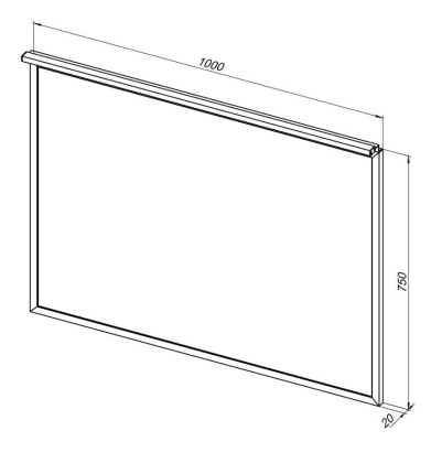 Зеркало Allen Brau Priority 100 1.31017.BB черный браш Зеркало Allen Brau Priority 100 1.31017.BB черный браш