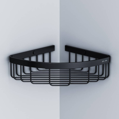 A7452122 Sense L Корзина для душа угловая, черный A7452122 Sense L Корзина для душа угловая, черный