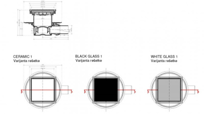 13000156 Душевой трап Pestan Confluo Standard White Glass 1 Gold Исполнение: Белый/Золото глянец  13000156 Душевой трап Pestan Confluo Standard White Glass 1 Gold Исполнение: Белый/Золото глянец