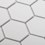 Керамическая мозаика Hexagon small White Matt 51x59, Geometry