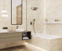 Polaris beige Плитка настенная 48029R 40x80 глянцевый обрезной
