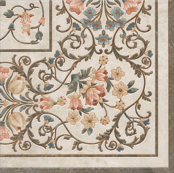 Декор VT\A17\SG1544L Лирия ковёр угол лаппатированный 40.2*40.2*8 (уп\4шт), шт