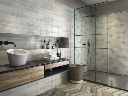 Плитка Escamas Dynamic Pearl 15,5х17 Плитка Escamas Dynamic Pearl 15,5х17