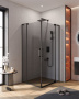 SLIDER-AH-2-70/80-80/90-GRIGIO-GM Душевой уголок, Условный размер, мм:(700-800)x(800-900)x1950 Габариты с диапазоном регулировок, мм:(700-800)x(800-900)x1950 