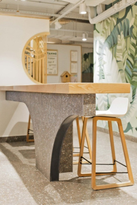 Подступенок Терраццо серый тёмный 60x10,7x0,9 Подступенок Терраццо серый тёмный 60x10,7x0,9