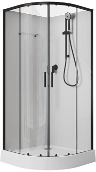 Душевая кабина Aquanet Passion EVO R black 90x90 набор 1 Душевая кабина Aquanet Passion EVO R black 90x90 набор 1