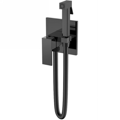 Смеситель гигиенический Qubic Shinny Gun Metal