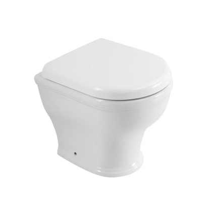 CZR-265-CBR Чаша унитаза приставного безободкового, P-trap, полное примыкание к стене  CZR-265-CBR Чаша унитаза приставного безободкового, P-trap, полное примыкание к стене