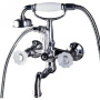 Смеситель для ванны(душевой комплект), Camelia хром_Комплект