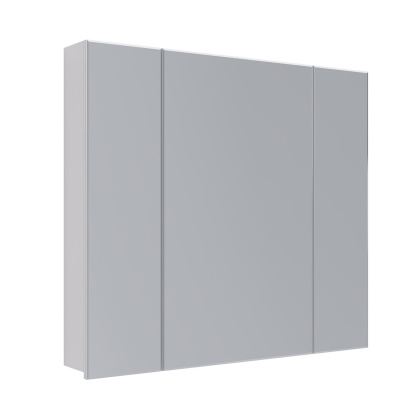 Шкаф зеркальный Lemark UNIVERSAL 90х80см 3-х дверный, цвет корпуса: Белый глянец Шкаф зеркальный Lemark UNIVERSAL 90х80см 3-х дверный, цвет корпуса: Белый глянец