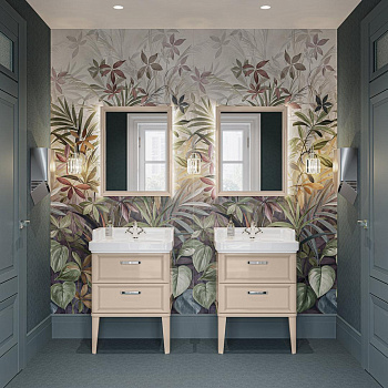 Зеркало POMPEI 60, камео бежевый глянцевый PO.mi.60\CAM