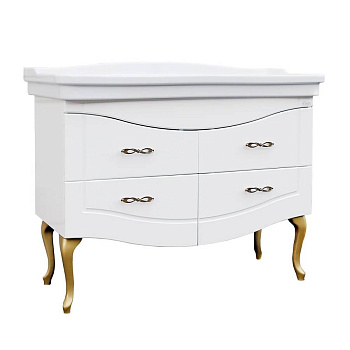 Тумба Onika Адель 105 напольная, белая (ум. Модерн 105)